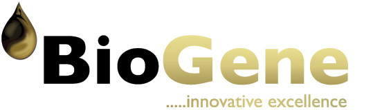 Biogene logo designed by inframes 2014