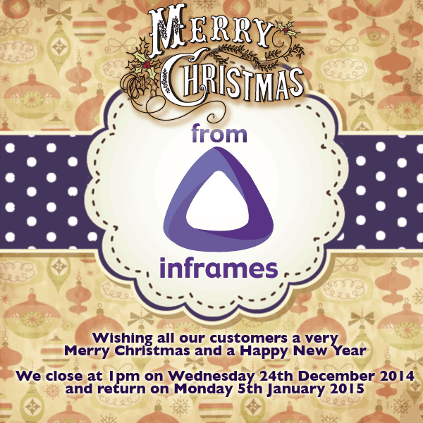 inframes.com ltd Christmas and New Year holiday closures